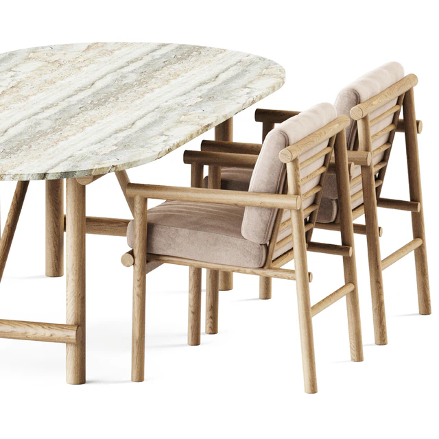 Ayana Outdoor Table and Chair by B&B Italia / Garden furniture — Descargar