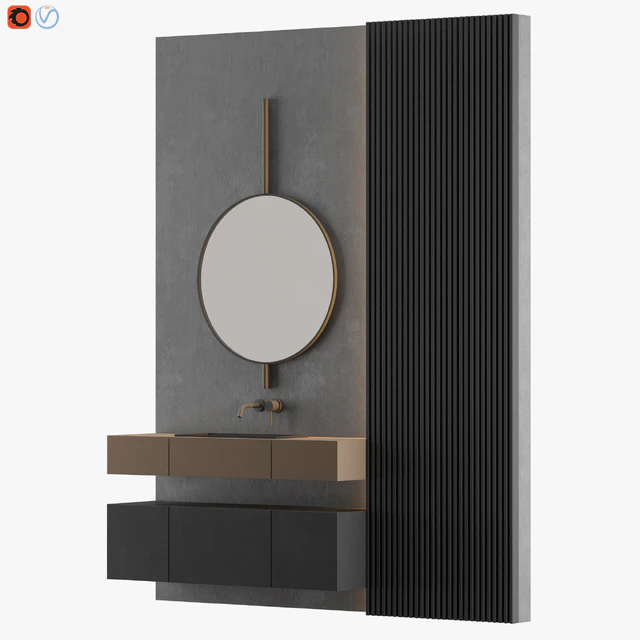 MODERN - Grey Bathroom 04 — Скачать
