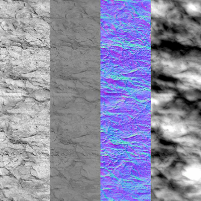 Rock in the interior. Rock material — Ver 3