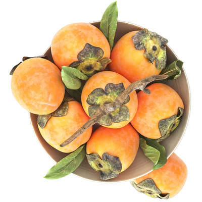bowl of persimmon fruitbowl of persimmon fruit — Ver 2