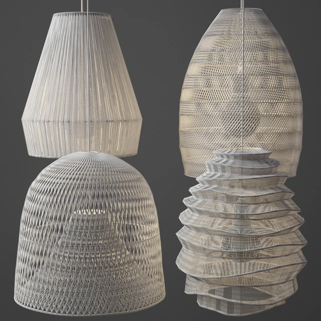 Rattan lighting set 2 — Descargar