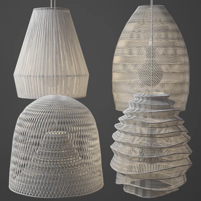 Rattan lighting set 2 — Ver 2