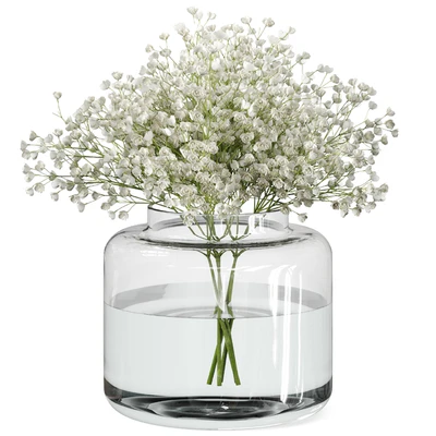 Bouquet Set 08 Gypsophila with IKEA Konstfull vase — Вид 2