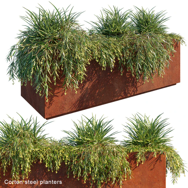 Corten Steel Planters — Descargar