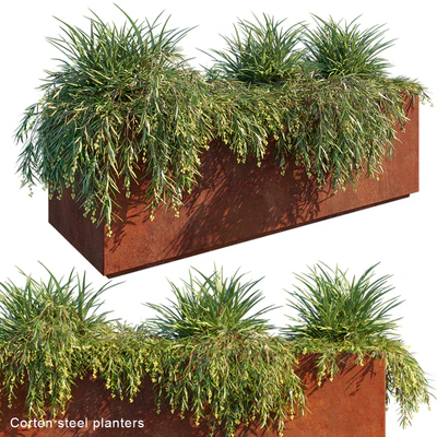 Corten Steel Planters — Descargar