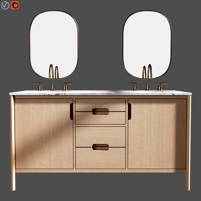 Manzanita 60 Double Sink Vanity — Скачать