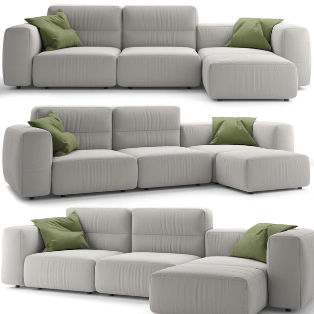 Marenelli Home Manhattan Piping Sofa — Descargar
