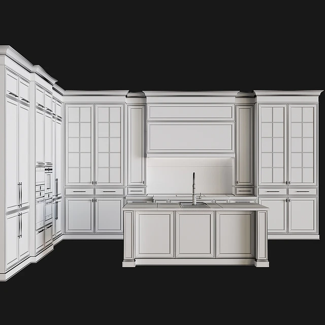 Kitchen in neoclassical style 57 — Descargar