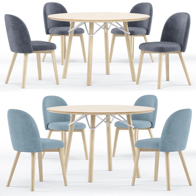 Tria table and Tuka chair - connubia calligaris — Ver 1