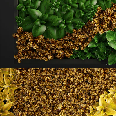 Vertical garden 5. Вертикальный сад, фитостена, фитомодуль, озеленение, зеленая картина, куст, настенный декор, эко дизайн — Вид 3