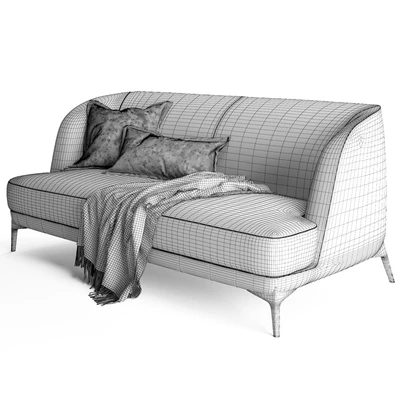 Velvet sofa — Ver 2