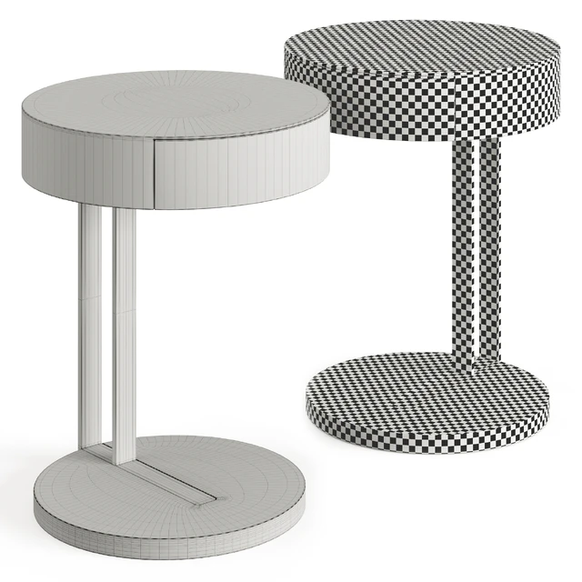 Meridiani Ralf Night Table by Andrea Parisio — Скачать