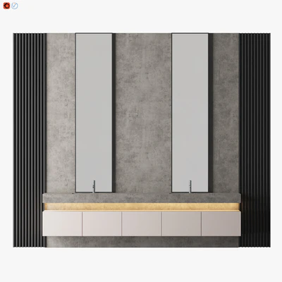 Concrete Bathroom — Ver 1