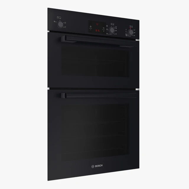 Bosch built-in double hot air oven HBM13B261B black HBM13B261B Serie 6 — Скачать