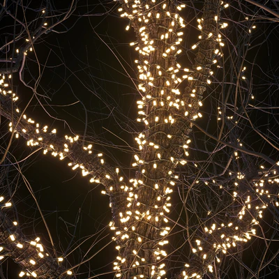 Holiday glowing trees — Ver 4