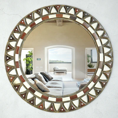 Inlay round mirror — Ver 3