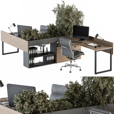 Employee Set - Office Furniture 348 — Ver 1