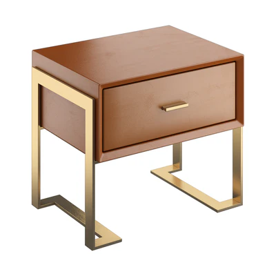 Light luxury bedside table — Ver 4