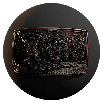 decorative wooden relief 001 — Descargar