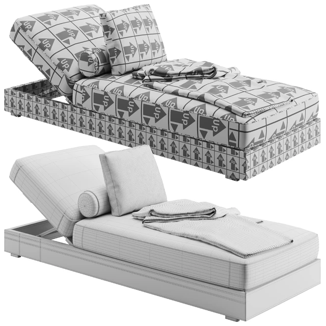 Flexform Freeport Chaise Longue — Скачать