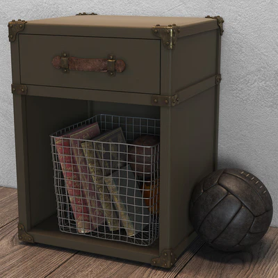INDUSTRIAL SHELF BASKET — Ver 2