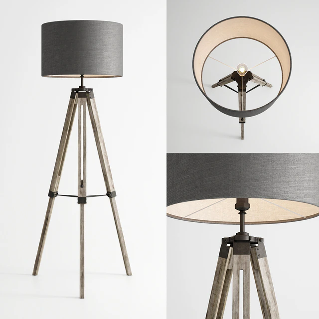 Торшер Harley Tripod Floor Lamp — Скачать