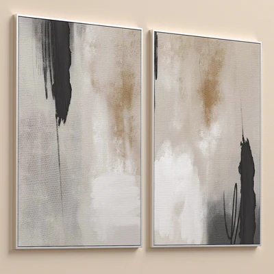 Abstract Neutral Wall Art C-437 — Ver 4