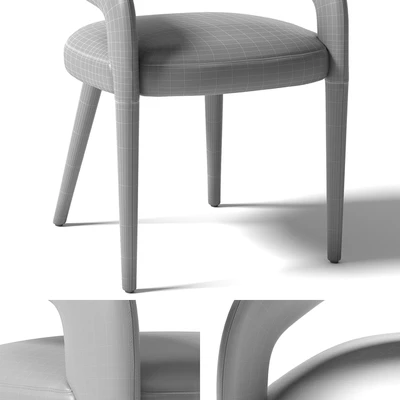 Chair LISETTE GRAY DINING CHAIR CB2 exclusive — Ver 3