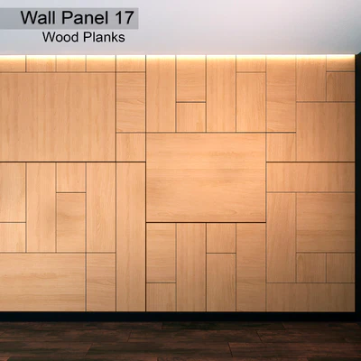 Wall Panel 17. Wood Planks — Скачать