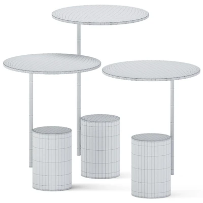 Metal Coffee Table Xaxa by Quinti Sedute — Ver 3