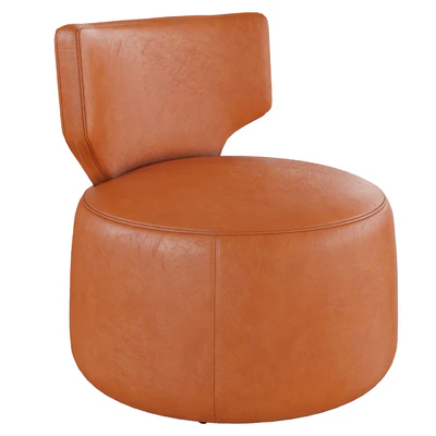 Homary-Green Cute Chair Upholstered Accent Chair Swivel Chair — Ver 1