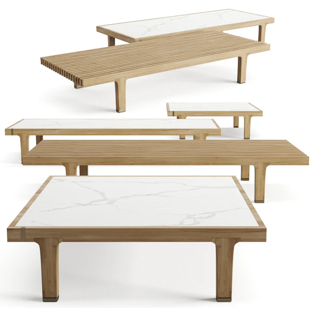 Sealine Coffee Tables By Dedon — Descargar