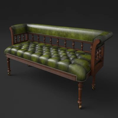Bench "Love" by Howard & Fleming — Вид 1
