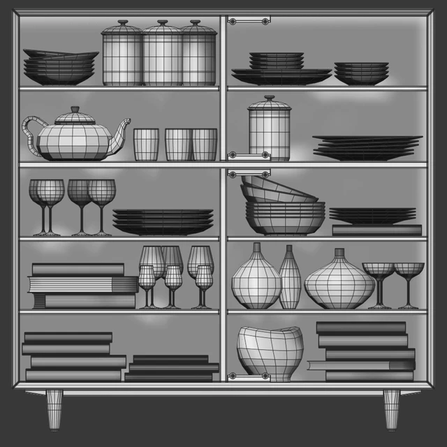 Шкаф / буфет Бруни. Cabinet / sideboard Bruni by Etg - Home — Скачать
