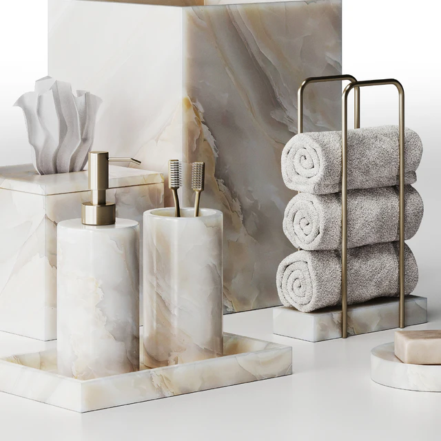 Stone bathroom accessories — Descargar