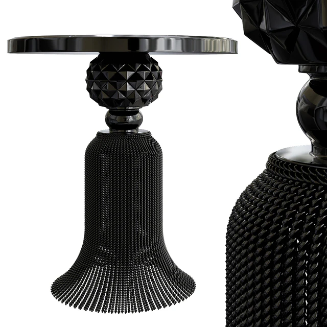 Kay Noir Marble Tassel Table — Descargar