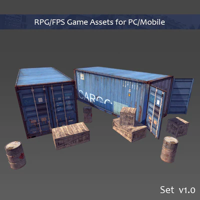 RPG / FPS Game Assets for PC / Mobile (Set v1.0) — Ver 1