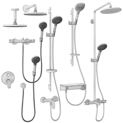 Смесители и душевые системы Hansgrohe black set 170 — Вид 5