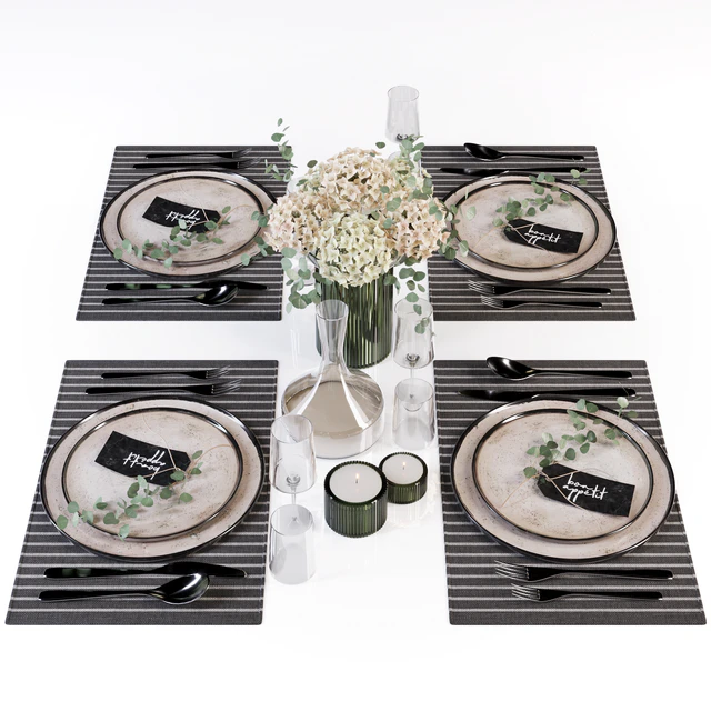 Beige Table Setting — Descargar