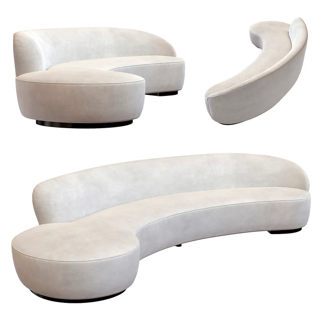 Vladimir Kagan Curved Sofa for Directional — Descargar