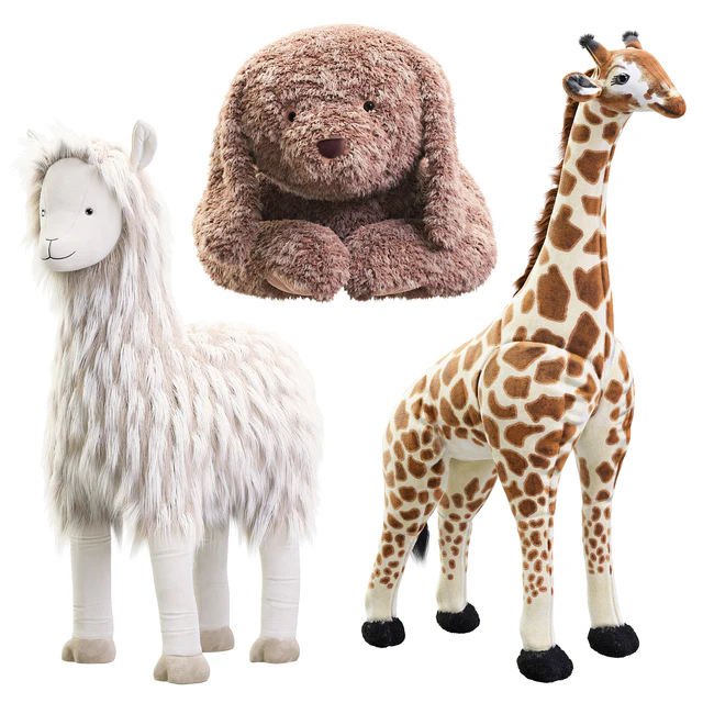Pottery Barn plush liama Labradoodle Giraffe — Descargar