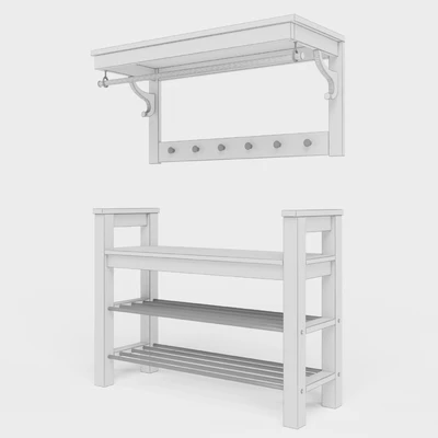 Ikea Hemnes Footwear Bench — Ver 2