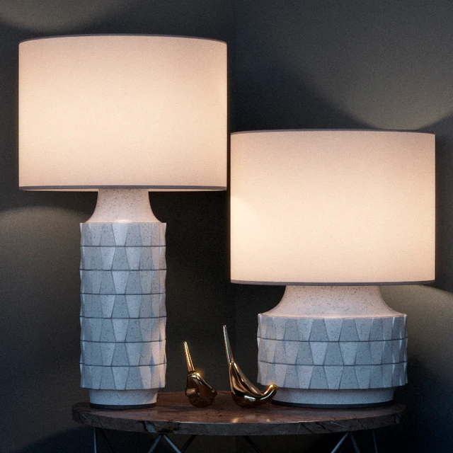 Ceramic Texture Table Lamp - Tall — Descargar