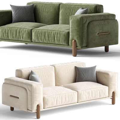 Upholstered Loveseat — Вид 1