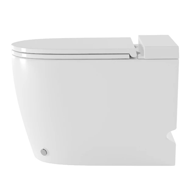 ABBER Bequem side-mounted toilet with pulse flush — Descargar
