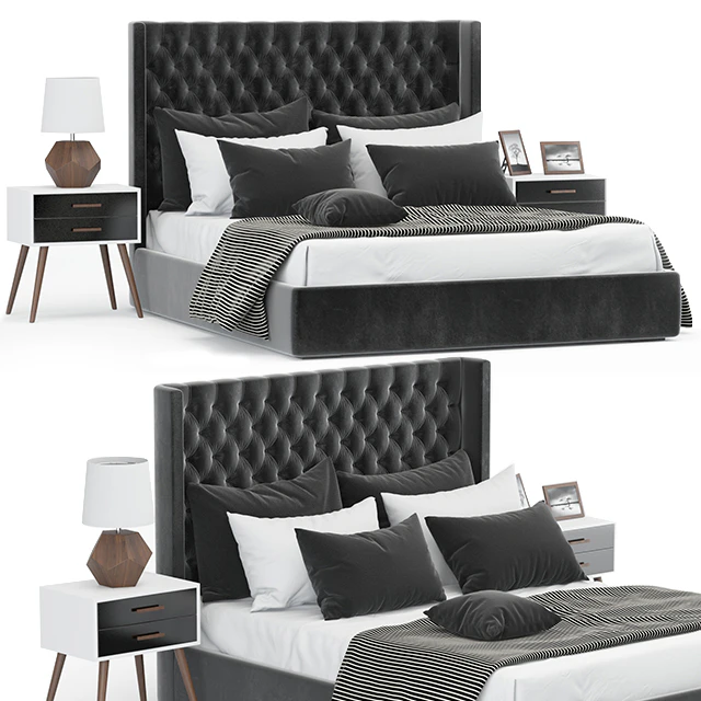 Dark chesterfield bed — Descargar