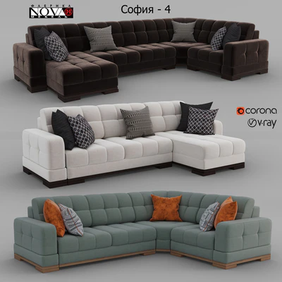 Диван София - 4 Фабрика NOVAЯ Мебель — Вид 1