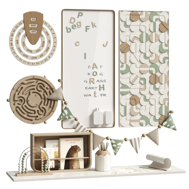 Wall decor for children room 02 — Скачать