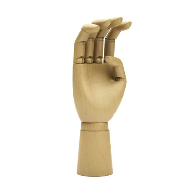 wooden hand by hay — download
