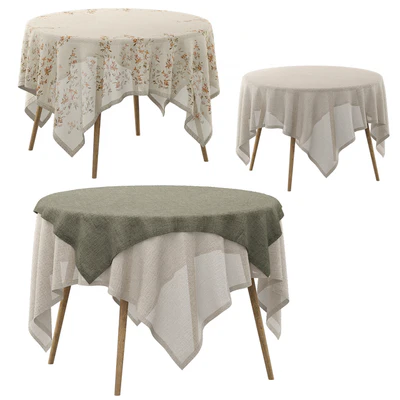 Set of linen tablecloths — Ver 3
